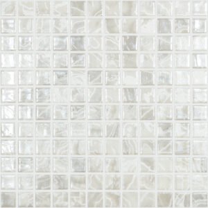 breeze blanc gris ecume avec reflet nacre mosaique 25 cm par plaque 317 cm